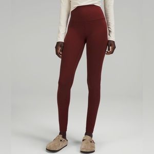 Lululemon Align leggings maroon